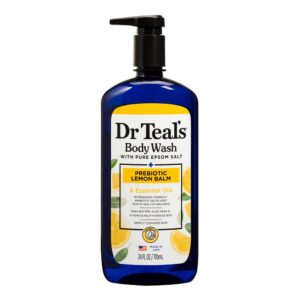 Dr Teal's Epsom Salt Body Wash - Prebiotic Lemon Balm 710ml