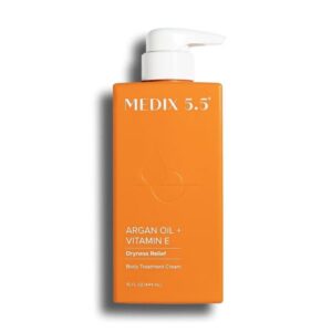 Medix 5,5 Argan Oil Cream with Vitamin E Anti Aging Skin Care Moisturizer Body Cream