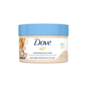 Dove Scrub Macadamia & Rice Milk Exfoliating Body Scrub